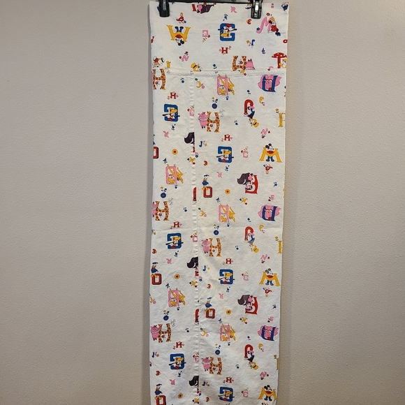 Walt Disney Productions Vintage Alphabet Curtains - Picture 1 of 7